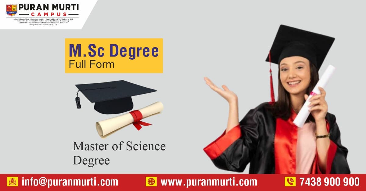 MSc Degree Full Form 